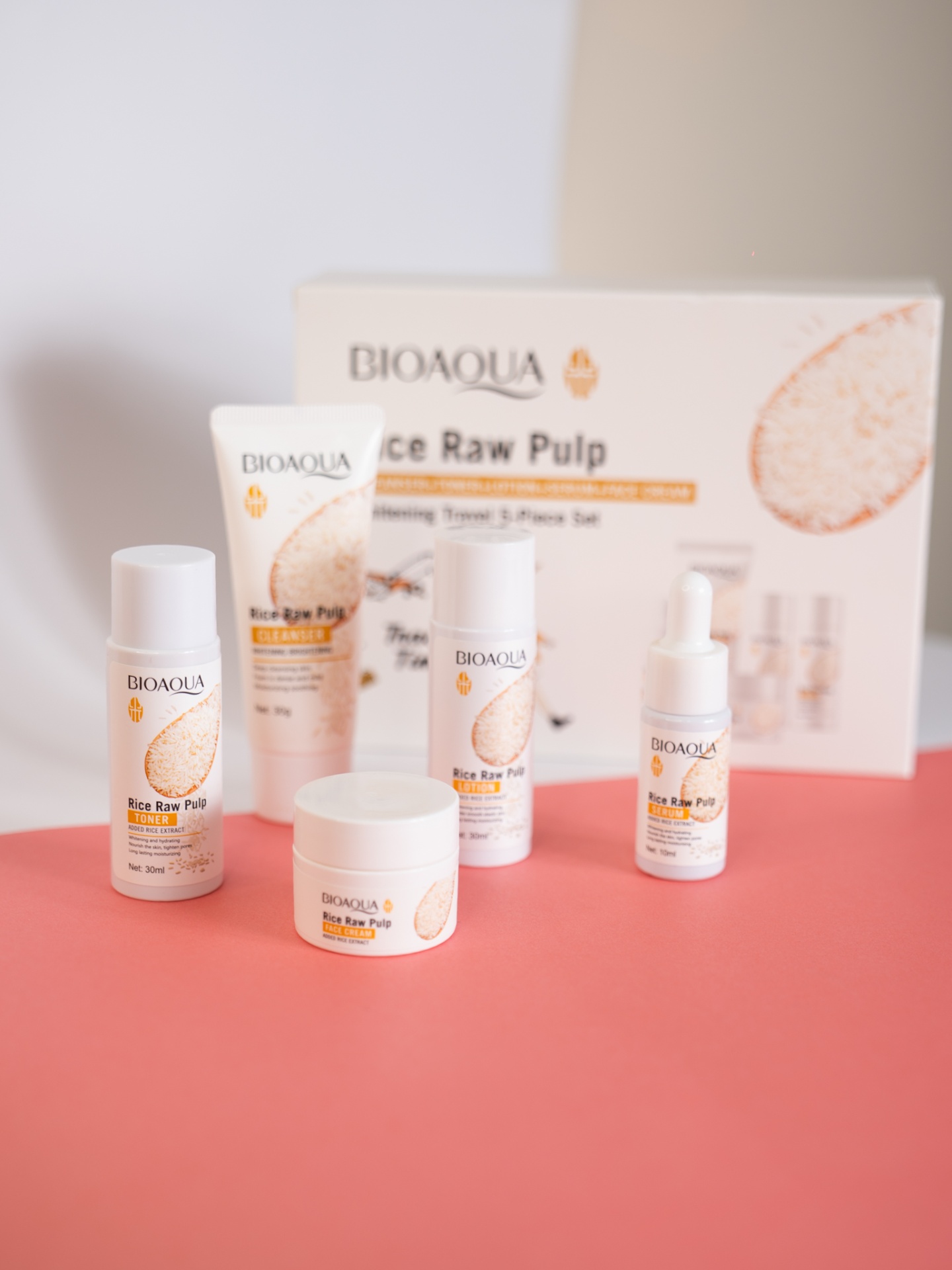Kit Viajero Tratamiento Facial BioAqua 5 Productos