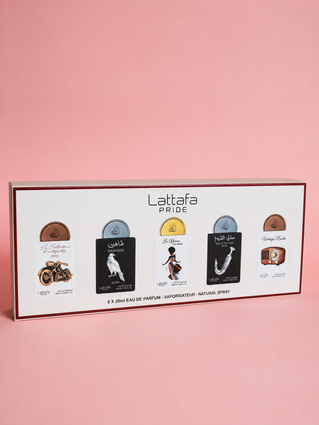 Colección Mini De Lattafa Men 5 x 20 ml